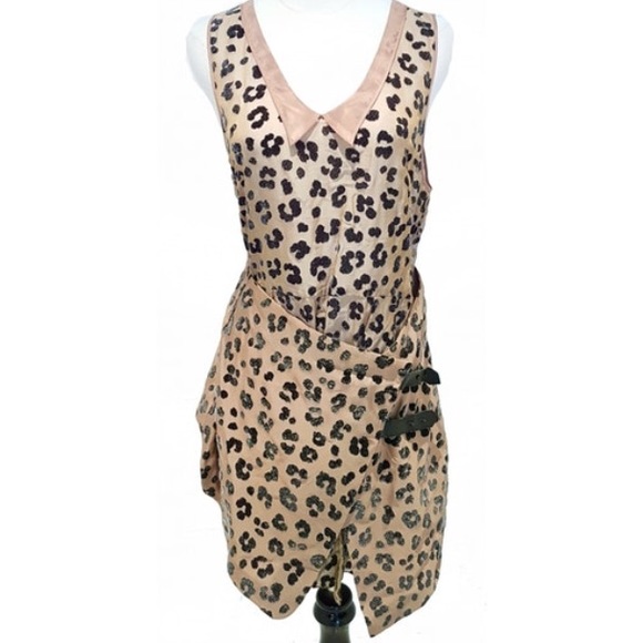 Toga Archives leopard dress size 4-6 - Picture 1 of 4